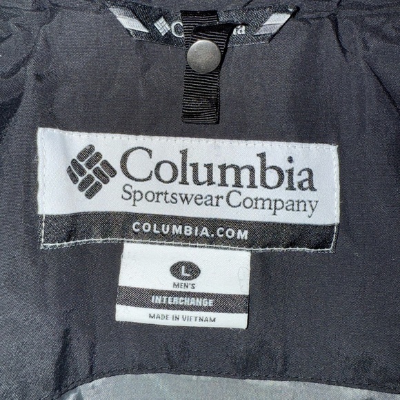 Columbia Nordic Gorpcore Winter Omni-Heat Ski Camouflage Camo Black Grey Jacket - Picture 6 of 6